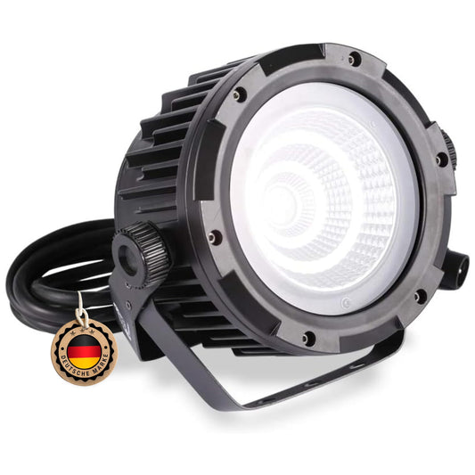 ETEC Professional LED Outdoor Scheinwerfer Slim Spot 60 DMX IP65 Wetterfest Veranstaltung Bühnenbeleuchtung Party Disco Show DJ Farbmischung