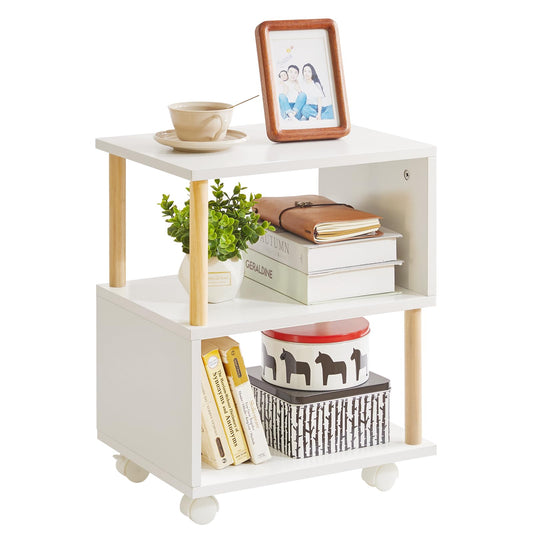 Weißer Beistelltisch