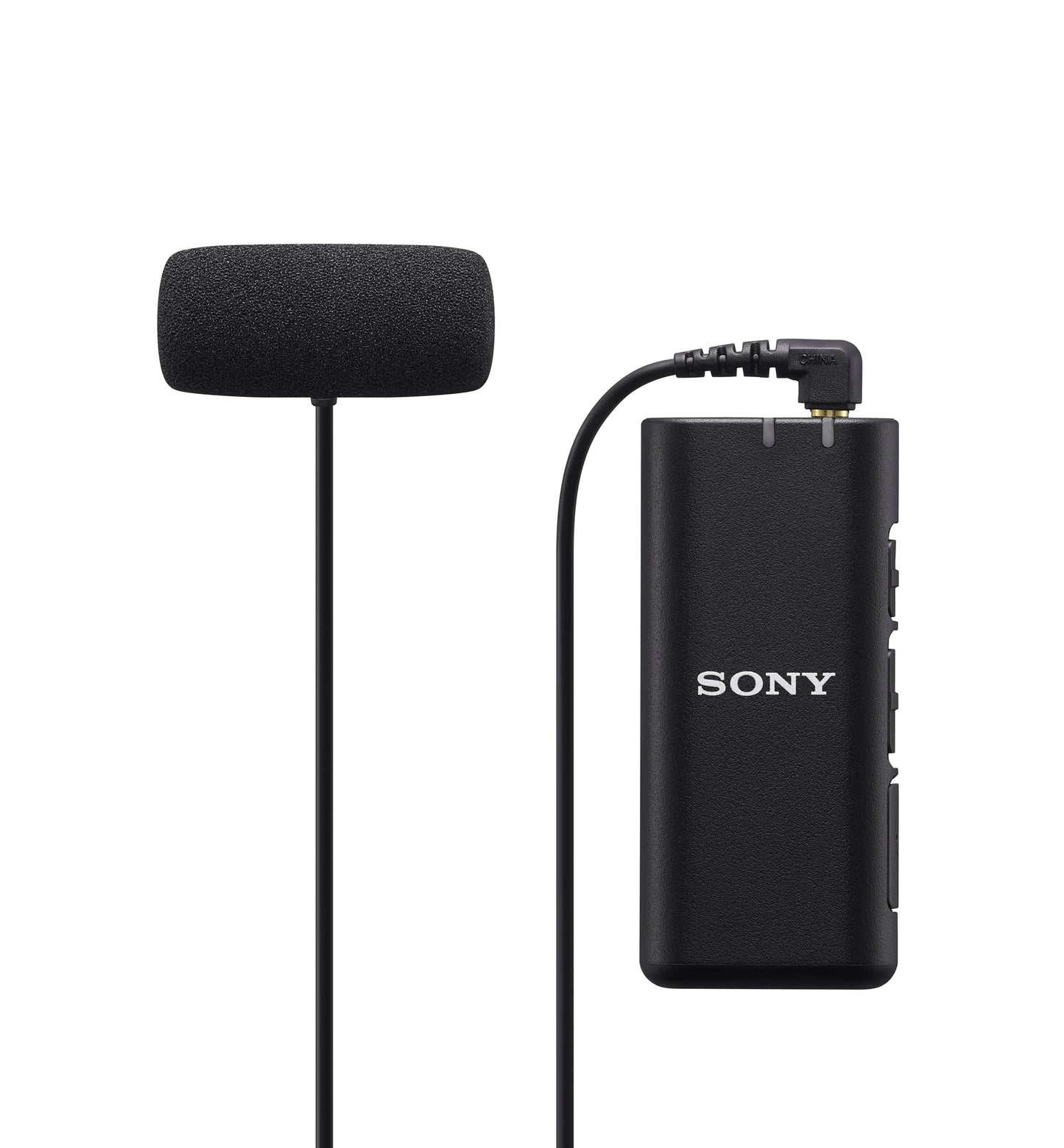 Sony ECM-LV1 Ansteckmikrofon mit Stereo-Tonaufzeichnung, Schwarz