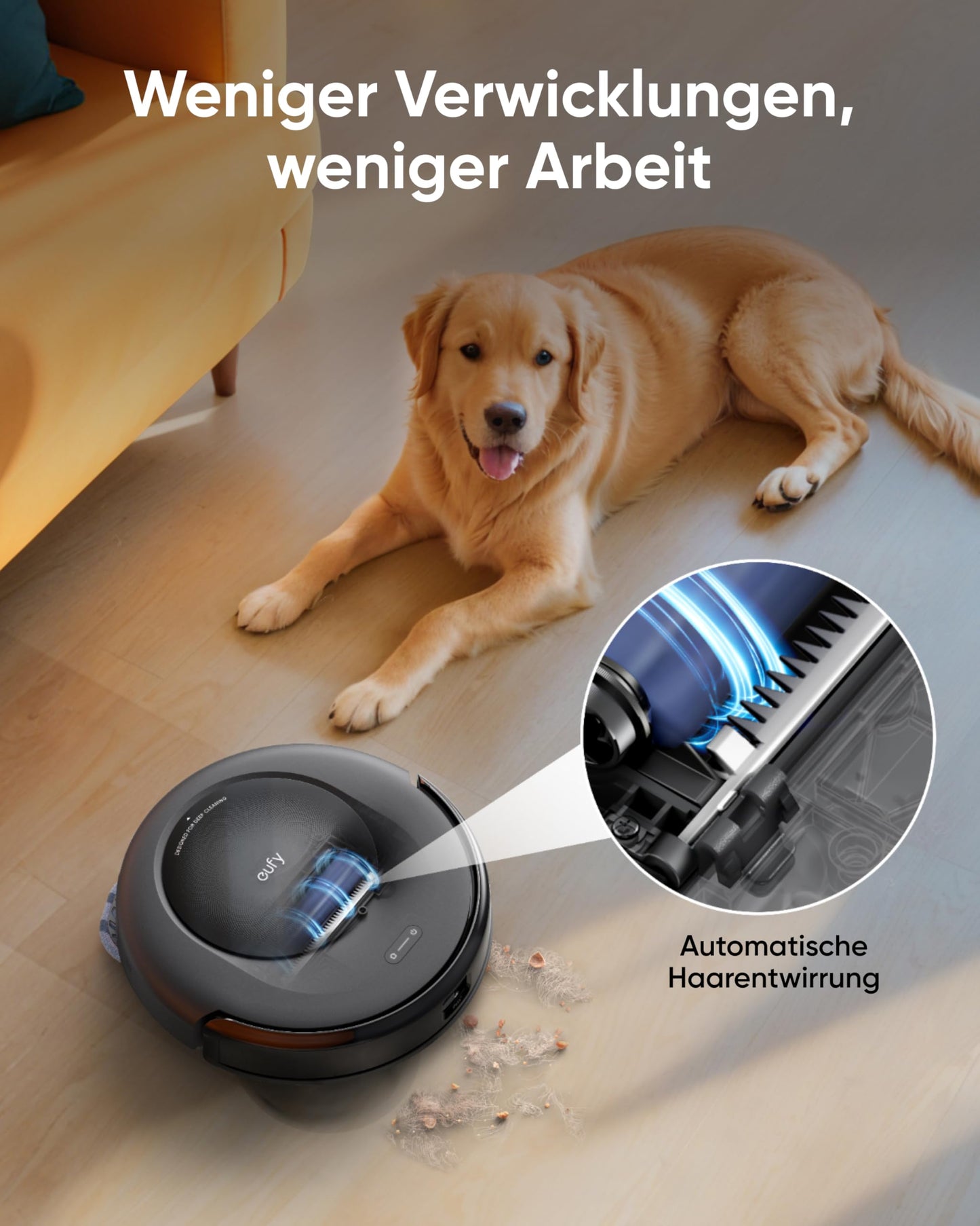 eufy Saugroboter Omni C20 mit All-in-One-Station,Auto-Entleerung, Auto-Wasch- und Trocknungsfunktion, 7.000Pa, 8,5cm Ultraflaches Design, Staubsauger Roboter mit Wischfunktion,Kindersicherung