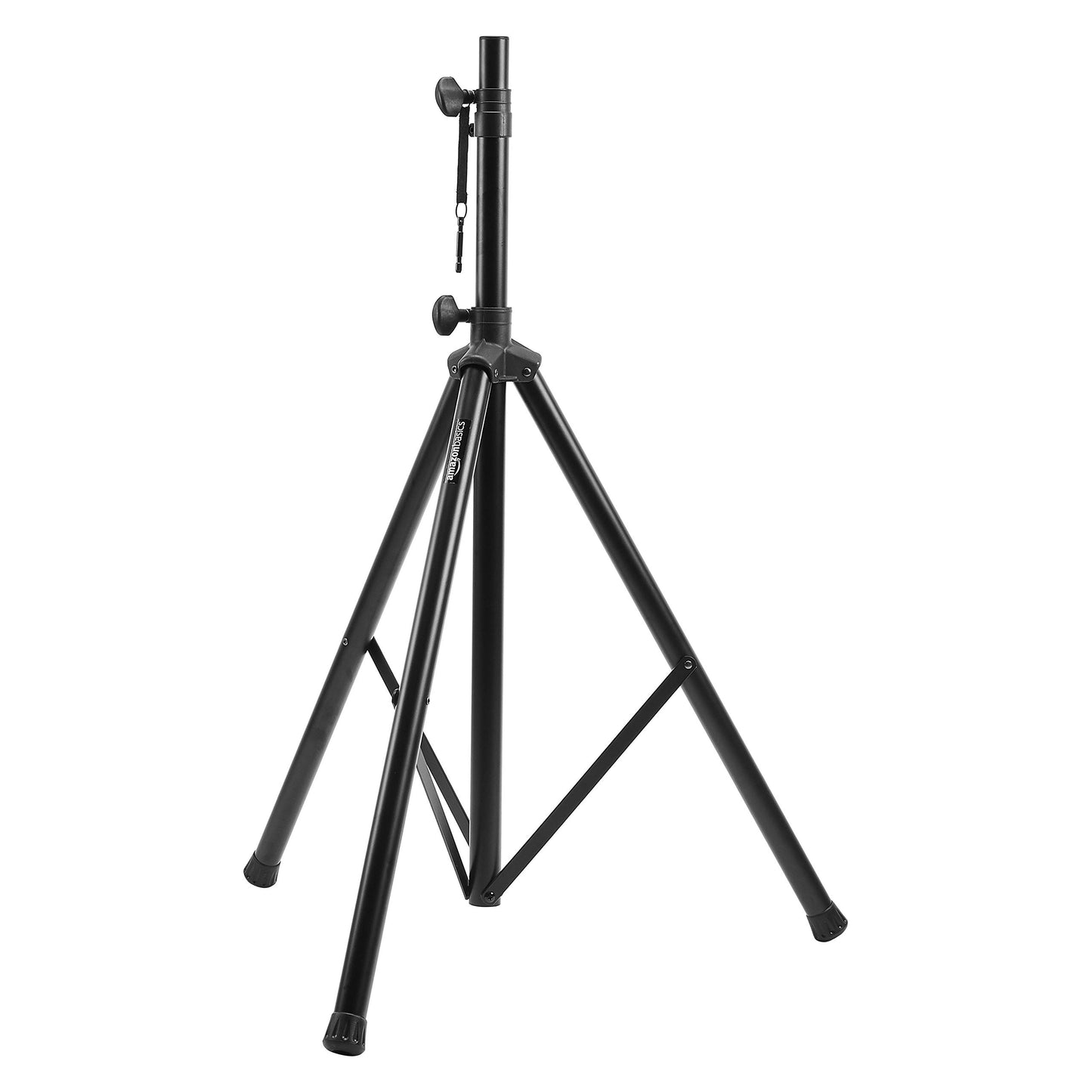 Amazon Basics - Verstellbarer Lautsprecherständer - 120 cm bis 200 cm Stahl, Schwarz