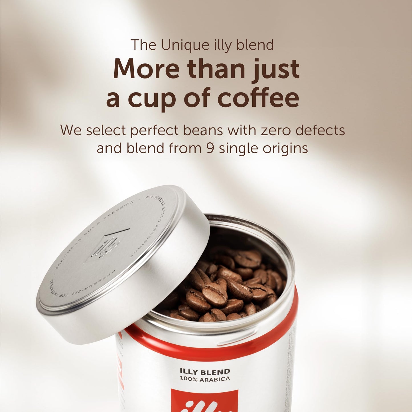 illy Kaffee, Classico Gemahlener Kaffee, mittlere Röstung, 100% Arabica-Kaffeebohnen, 250 g