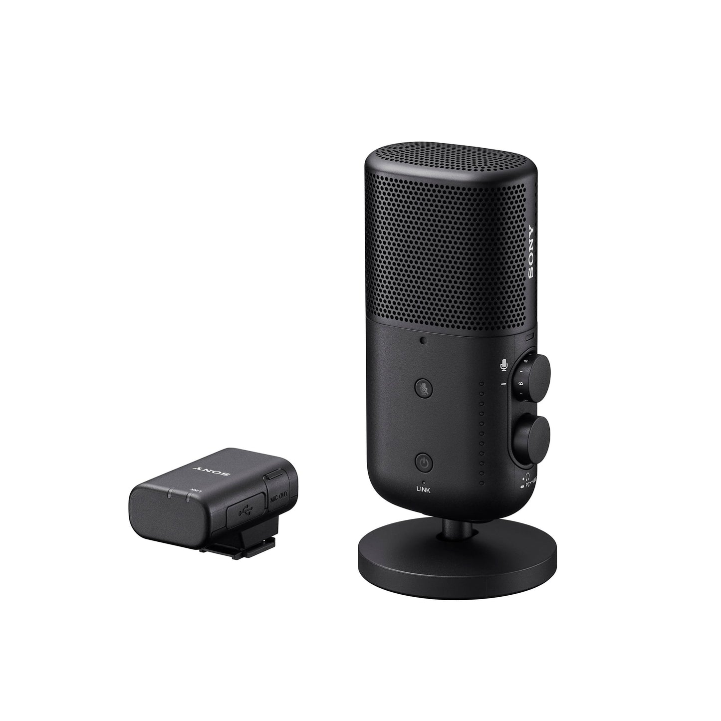 Sony ECM-S1, Streaming Mikrofon, Rauschunterdrückung, Echtzeit-Streaming, Kompakt & Vielseitig, Perfekt für Podcasts, Interviews, Gaming, Vlogs