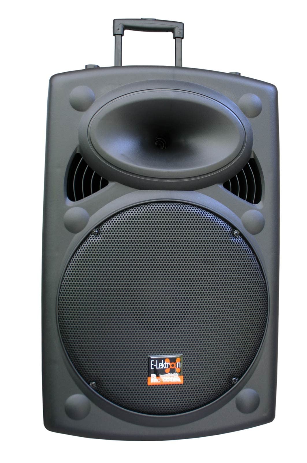 E-Lektron EL38-M Mobile PA Sound Anlage Akku-MP3-USB-SD inkl. Funkmikrofone 900W Soundsystem