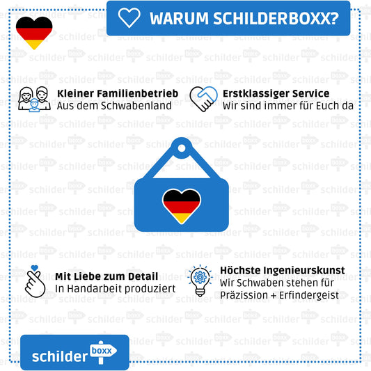 SCHILDERBOXX® Schild Videoüberwachung DSGVO [15x15cm, 100% Alu, 3M Tape] - Aufkleber Videoüberwacht Privatgrundstück, Kameraüberwachung Grundstück Video Überwacht, Achtung Kamera Überwachung