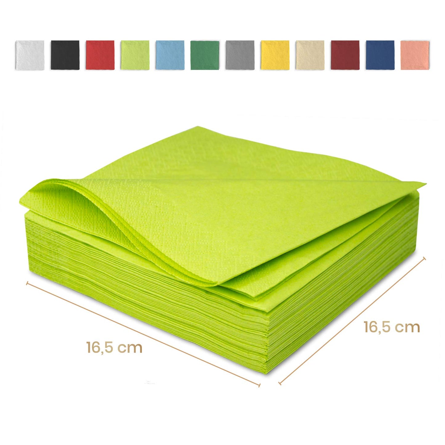 Tafel-Servietten, 3-lagig, 33 x 33 cm, Inhalt 250 St., in unterschiedliche Farben, jeweils abgestimmt auf Einrichtung & Dekoration, für Gastronomie & Zuhause, bordeaux