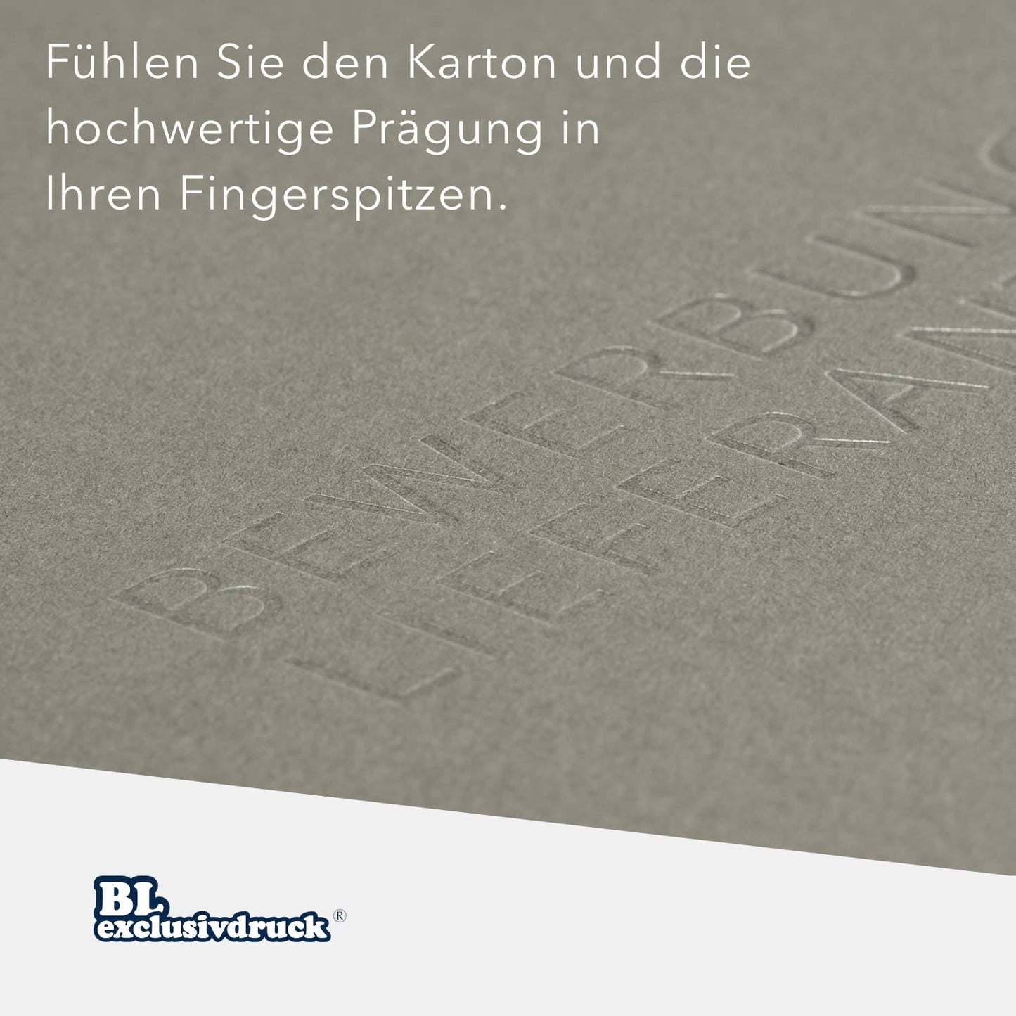 Urkundenmappe A4 Karton - Premium-Qualität mit edler Prägung 'URKUNDE' - BL-exclusivdruck® BASIC - hochwertige Übergabemappen aus 320g/m² Pappe - Urkundenhülle für DIN A4 Papier (Steingrau, 8 Stück)