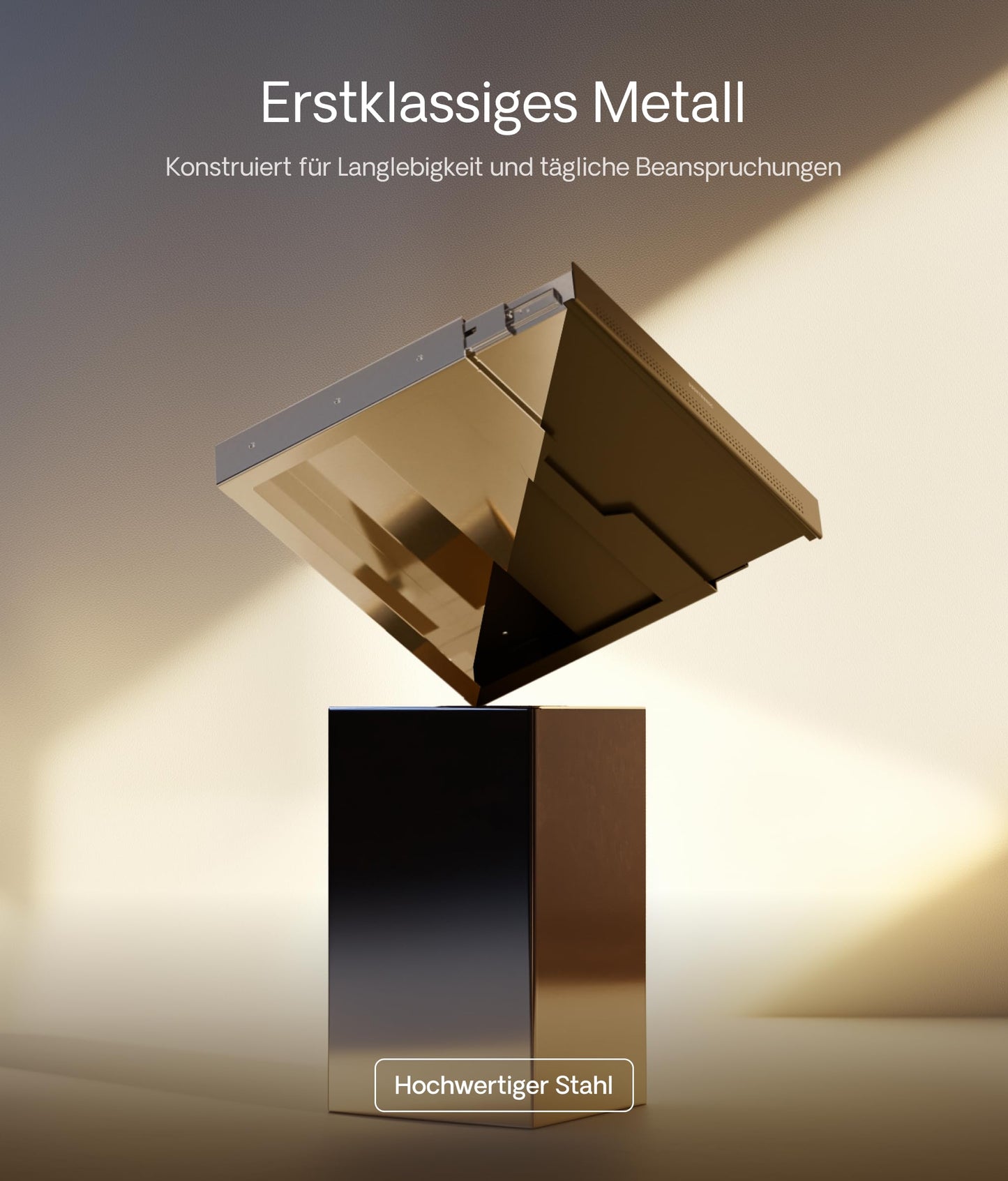 Desktronic Schreibtisch-Organizer, Untertisch-Aufbewahrungsbox, Schreibtisch für Büro Schule Homeoffice Schreibwaren, Metallschublade, Versteckte Schubladenbox (Schwarz)