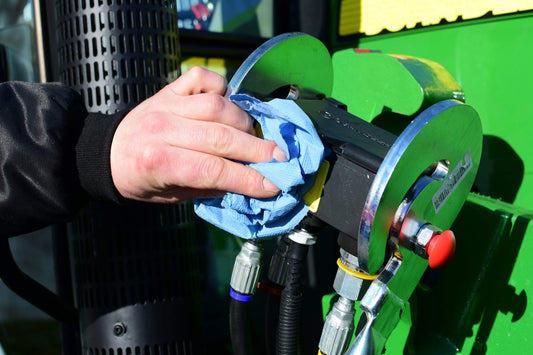 2 x blaue saugstarke Papierrolle, 1000 Blatt, 22x36 cm