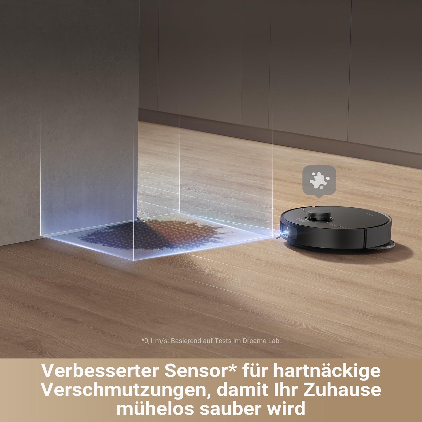 dreame X40 Master Saugroboter mit Wischfunktion, 28cm kompakter Basisstation, automatisches Befüllen und Entleeren, intelligente Navigation, 12.000Pa Starke Saugkraft, Mop-Selbstreinigung