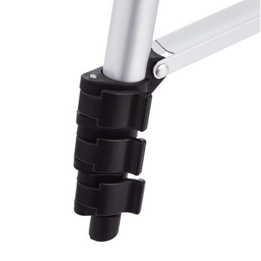 Amazon Basics 127 cm Aluminium Universal-Smartphone-Stativ mit Drei-Achsen-Drehung, Schwarz