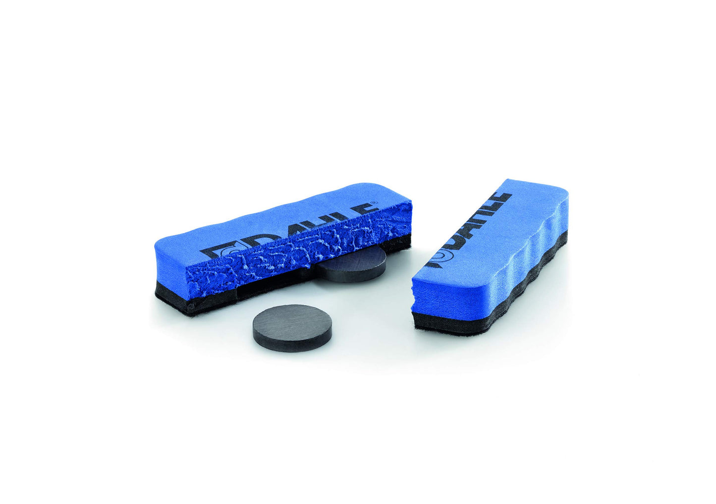 Dahle Whiteboard Schwamm (Magnetischer Wischer für Trockenreinigung auf vielen Oberflächen) blau, 1 Stück