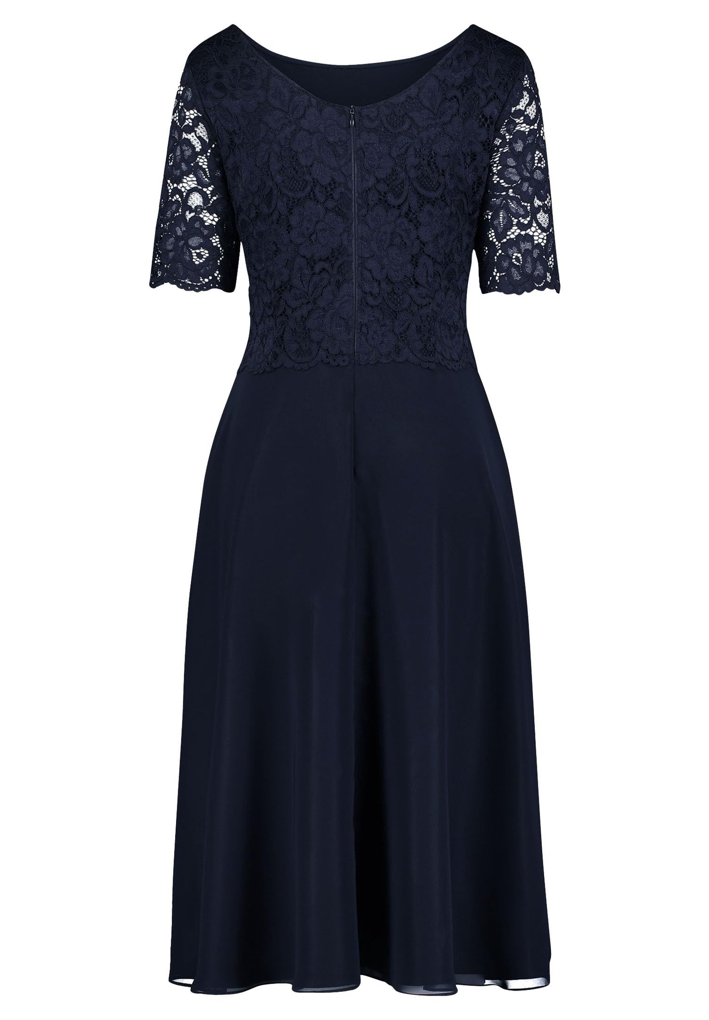 Vera Mont Damen 0113/4825 Partykleid, Blau (Night Sky 8541), (Herstellergröße: 44)