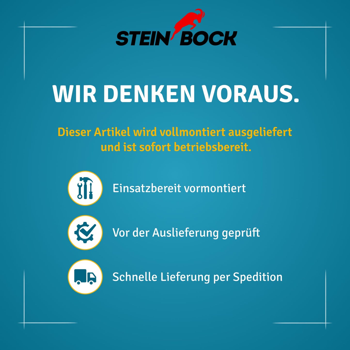 Steinbock Gefahrstoffschrank aus Stahlblech | HxBxT 200 x 85 x 70 cm | integrierte Auffangwanne mit 220 l Volumen | unterfahrbar | vollmontiert | Gefahrstoff-Depot für Innen- und Außenbereich