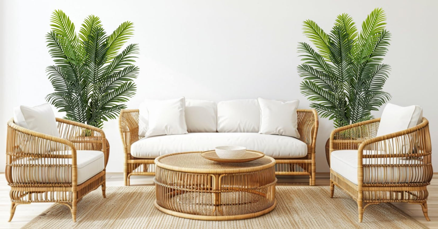 PASCH® Areca Kunstpalme groß (180 cm) - Naturgetreu & Langlebig | Realistische Kunstpflanzen groß | Künstliche Pflanzen groß | Palme künstlich | Künstliche Palme für EIN natürliches Ambiente
