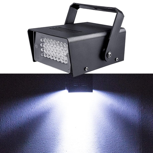 32 Led Stroboskop Disco Licht, Stroboskop Blitzer Disco Blitzlicht für Party, Stroboskope Disco Blitzer Mini Led Atomic Strobe Light Stroposkopblitzer Blinklicht Disco Lights Halloween Lichttechnik