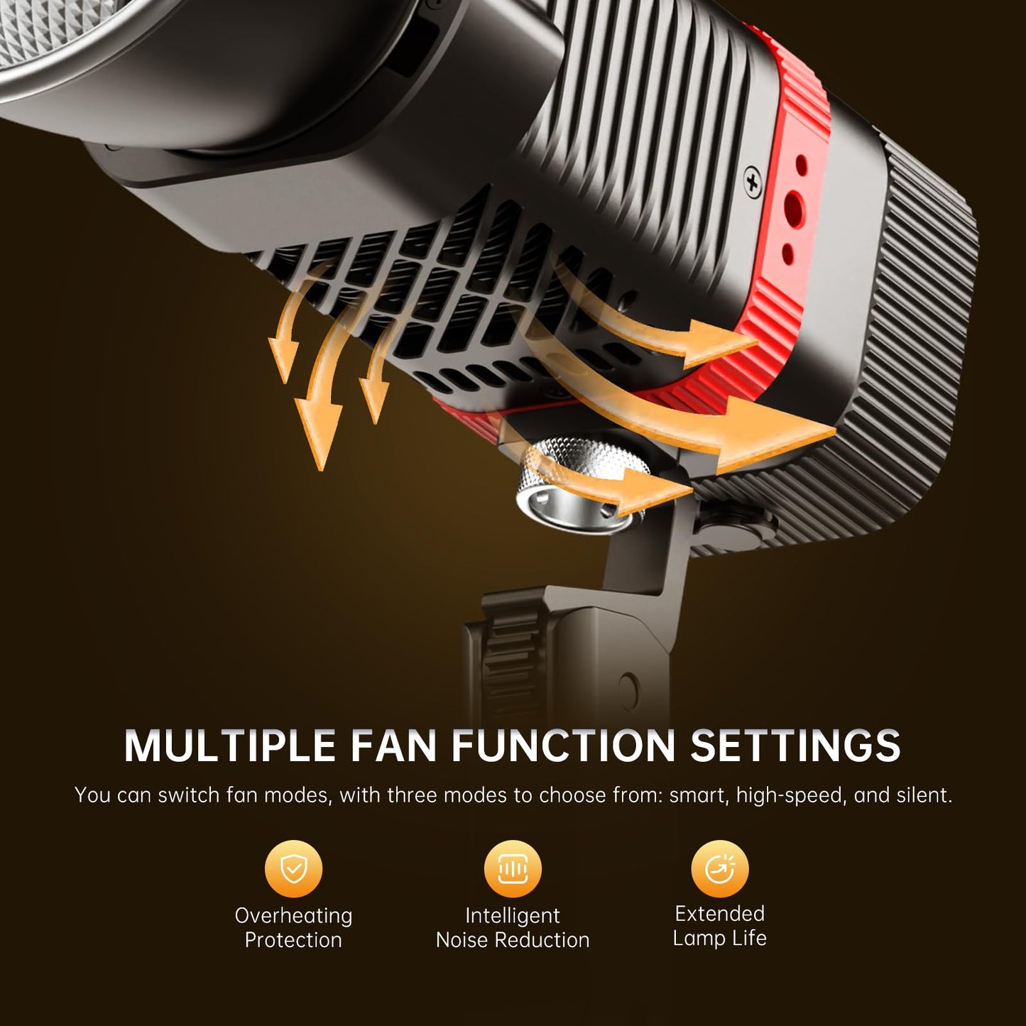 GVM 60W LED Videolicht mit Akku, APP-Steuerung COB Studiolicht LED, 2700K-6800K LED Fotografie Dauerlicht für Film Studio Video YouTube, LED Videolampe mit 12 Lichteffekten, 49300Lux/0,5m Fotolicht