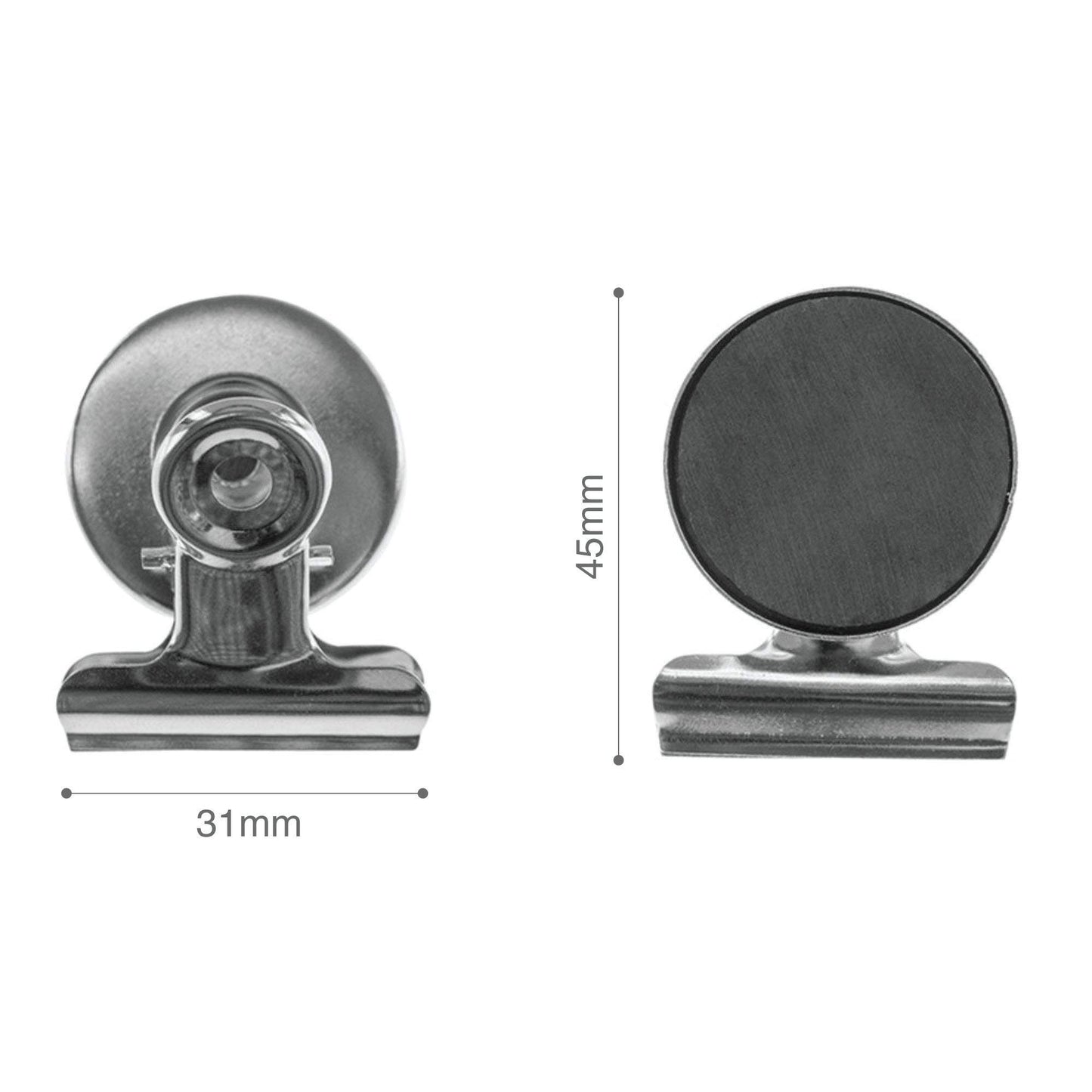Tampen Magnete mit Klammern · 8 Stück · Magnet Clips inkl. Kratzschutz Sticker · Kühlschrankmagnete mit Klammer · Starke Magnete · Haushalt · inkl. Zufriedenheitsversprechen