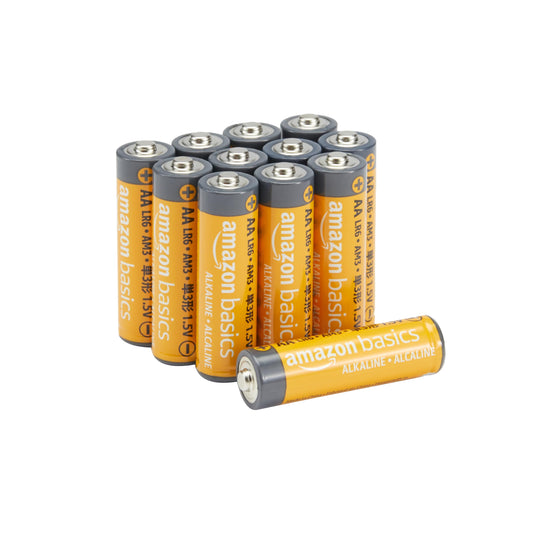 Amazon Basics Performance Batterien Alkalisch, AA, 12er-Pack (Design kann von Darstellung abweichen)