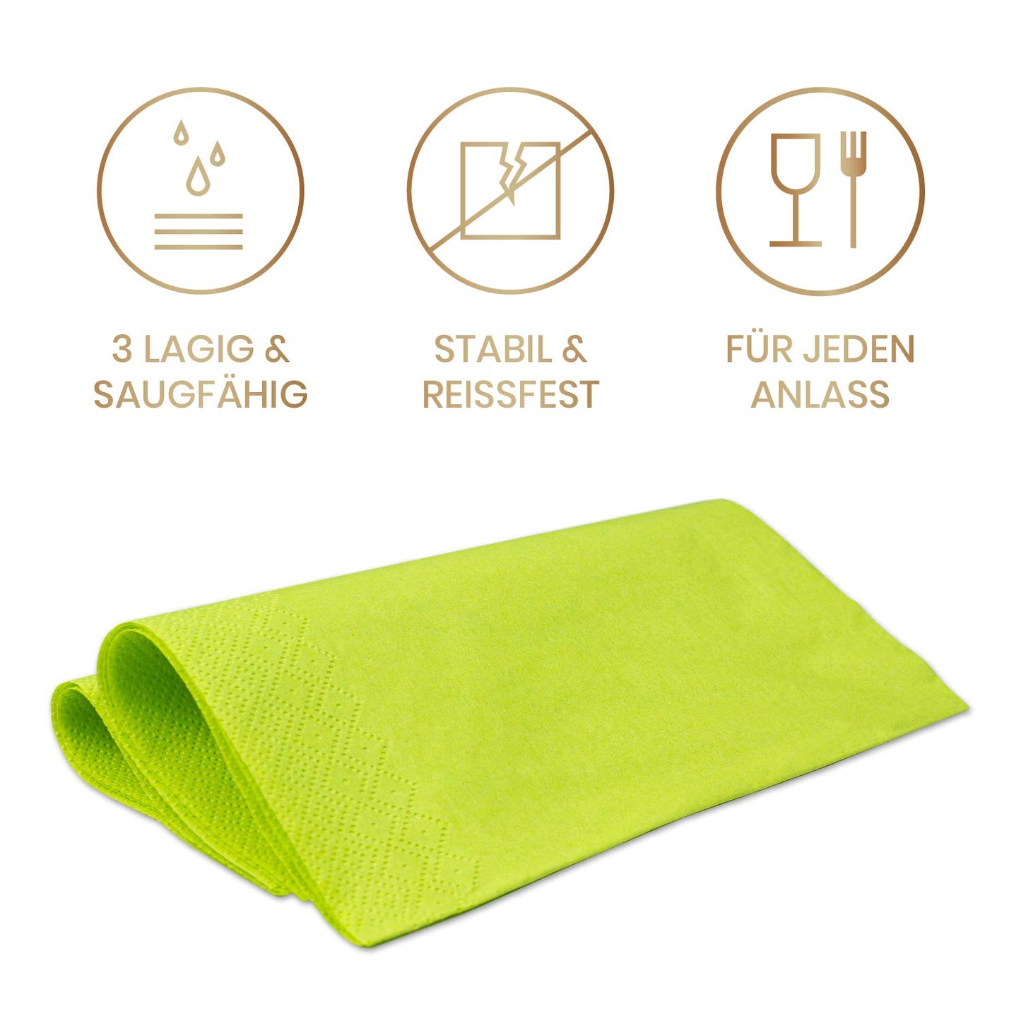 Tafel-Servietten, 3-lagig, 33 x 33 cm, Inhalt 250 St., in unterschiedliche Farben, jeweils abgestimmt auf Einrichtung & Dekoration, für Gastronomie & Zuhause, bordeaux