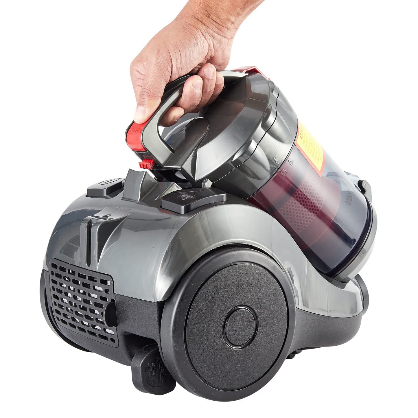 Akitas 800W Leistungsstarker beutelloser Zylinderstaubsaugerstaubsauger,Düsenkopf Hartbodenteppich Turbo PetHair Tool