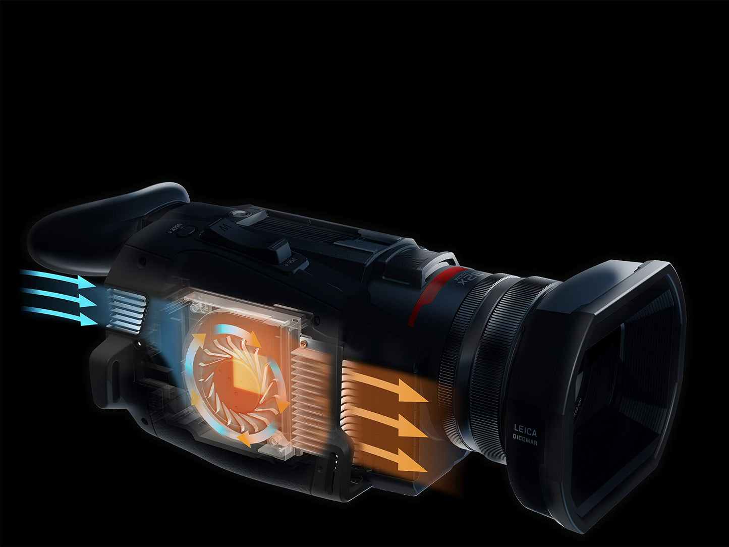 Panasonic HC-X1500E 4K Camcorder (4K Video, Kamera mit Gesichtserkennung, LEICA Objektiv, 25mm Weitwinkel, 24x optischer Zoom, Profi-Videokamera)