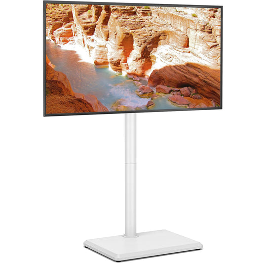 TVON TV Ständer TV Bodenständer für 32-55 Zoll Fernseher Standfuß Fernsehstand höhenverstellbar schwenkbar Max. VESA 400x400 mm bis 40 kg