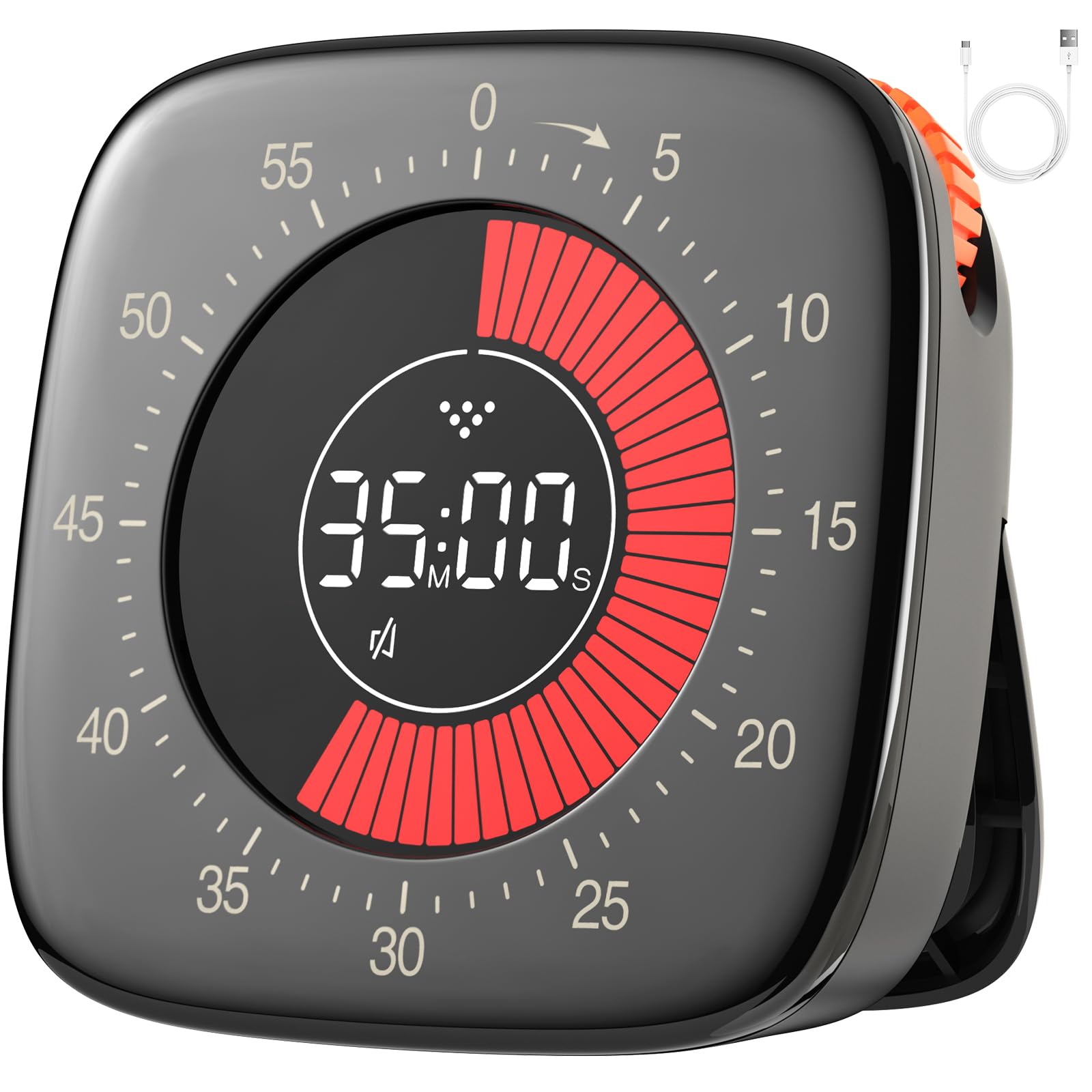 Dealswin Visueller Timer Wiederaufladbare, Timer Digital Time Kurzzeit ...