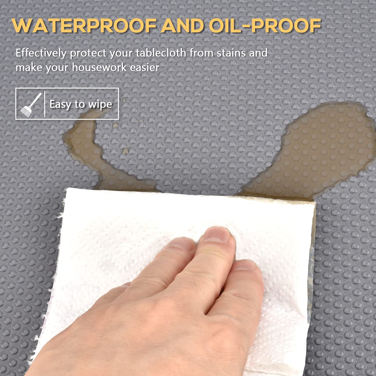 Eluckin Schubladenmatte rutschfeste 45x500cm Schubladenauskleidung Nicht klebende Eva Wasserdichtem Antirutschmatte für Regale Schränke Schubladen Kühlschranke Hause Büro, freier Schnitt, Grau