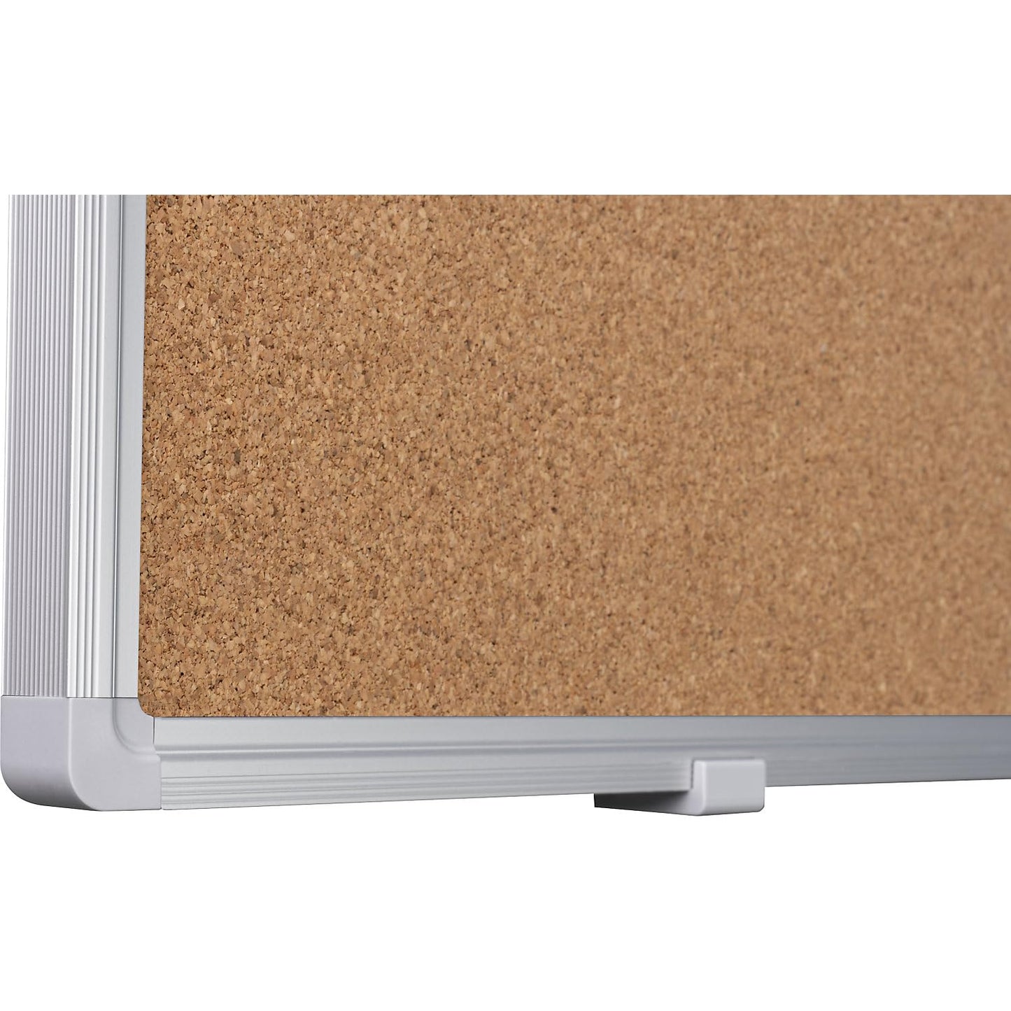 eurokraft | basic | Pinnwand | eloxierter Alu-Rahmen | Naturkork | BxH 150x100 cm