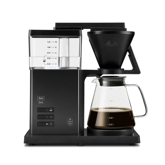 Melitta One Filterkaffeemaschine, Pure Black