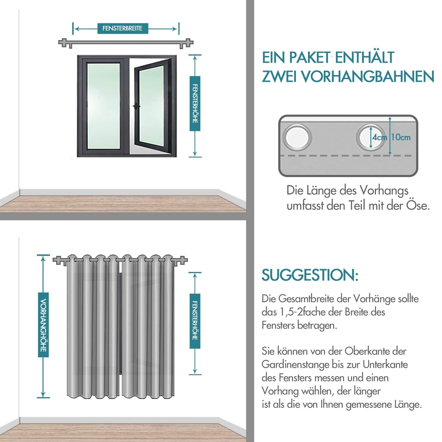 MIULEE Vorhänge Beige Blickdicht mit Ösen 225 CM Lang, Schöner Weicher Verdunklungsvorhänge zum Verdunkeln von Räumen, 2er Set Abdunkelnde Vorhänge Wohnzimmer Blickdichte Ösenvorhang Jeder H225 X B140