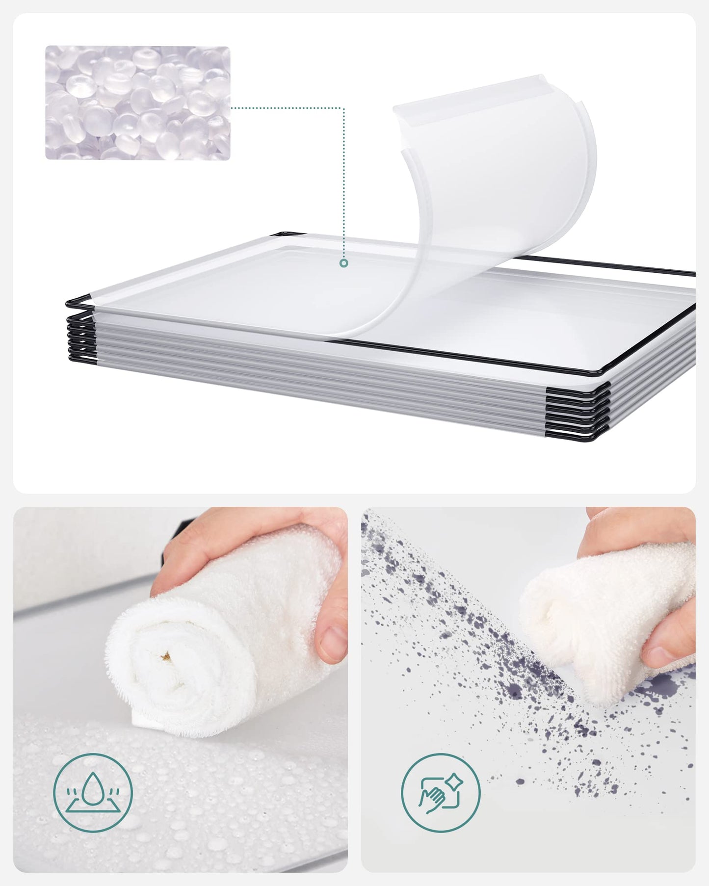 SONGMICS Schuhregal LPC44L – 16 Würfel, Weiß, modulares Steckregal aus Kunststoff, DIY Regalsystem als Schuhschrank, Raumteiler oder Aufbewahrungsregal