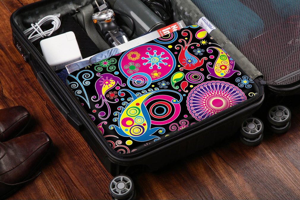 Sidorenko Laptop Tasche für 14-14,2 Zoll - Universal Notebooktasche Schutzhülle - Laptoptasche aus Neopren, PC Computer Hülle Sleeve Case Etui, Rosa/Schwarz