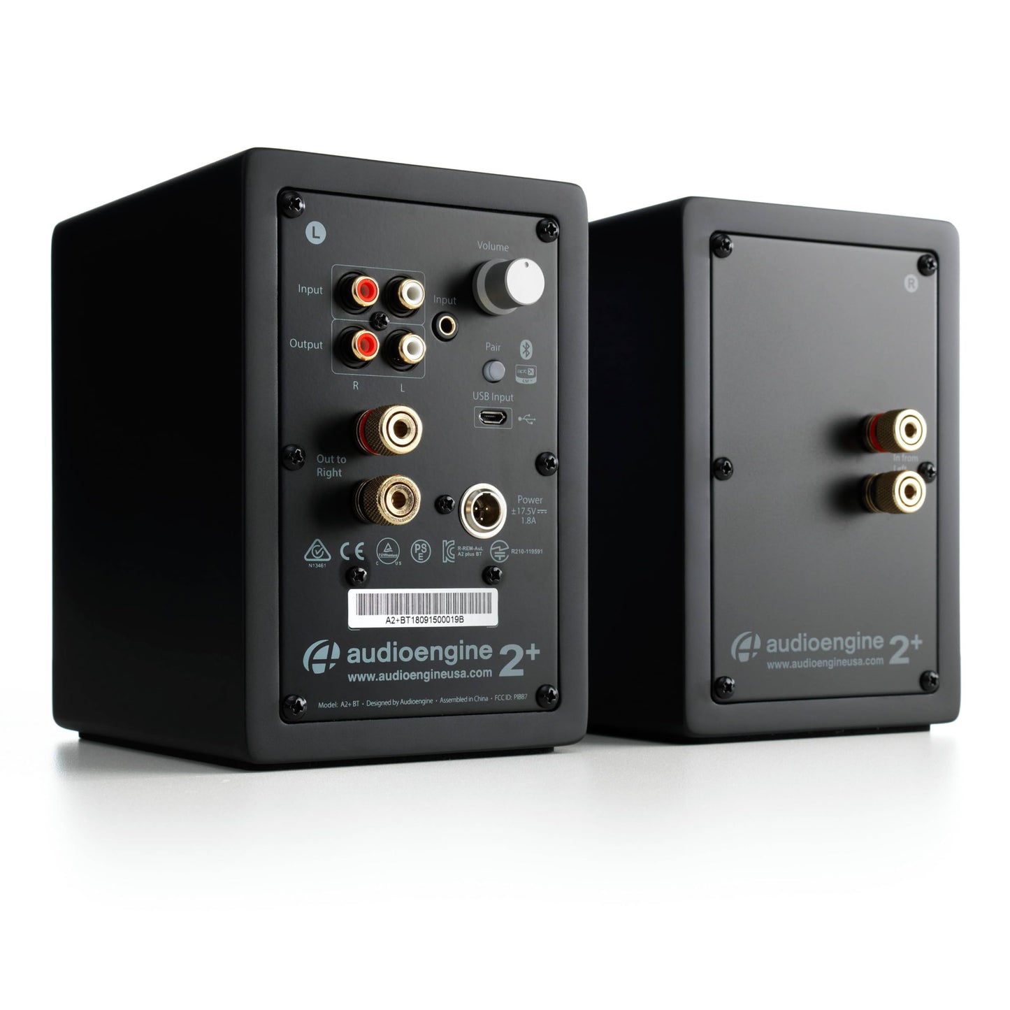 Audioengine A2 Plus Kabellose Bluetooth-Desktop-Lautsprecher – 60-W-Computerlautsprecher für Musik und Gaming