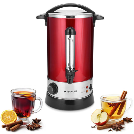 Glühweinkocher Heißwasserspender aus Edelstahl