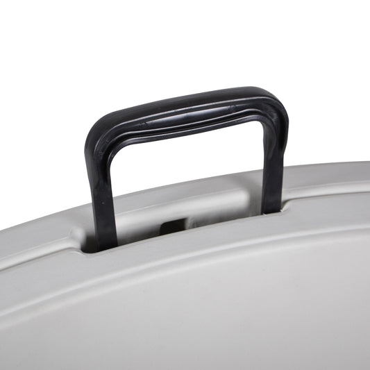 Nexos Trading Klapptisch rund 160 cm x 75 cm klappbar weiß Gartentisch Partytisch bis 8 Personen 20 kg pflegeleicht robust