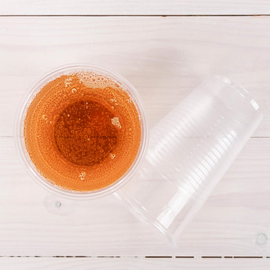 HEKU 50 transparente Einweg-Trinkbecher 0,5l | Aus Polypropylen | Ideal für Partys und Veranstaltungen, Klar