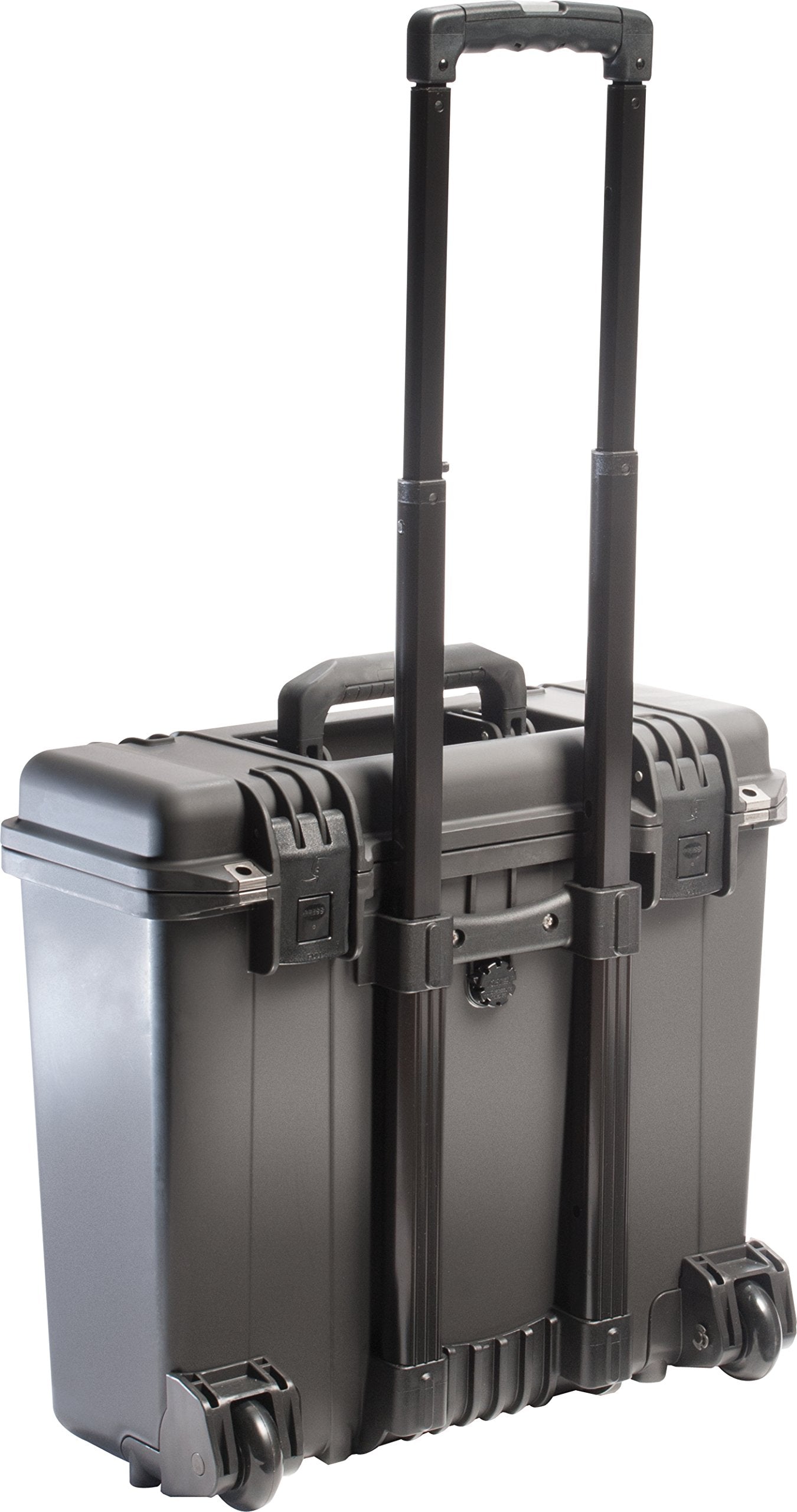 PELI Storm IM2435 Wasserdichter Top Loader Koffer mit Teleskopgriff, Wasser- und Staubdicht, 29L Volumen, Mit Schaumstoffeinlage (Anpassbar), Schwarz