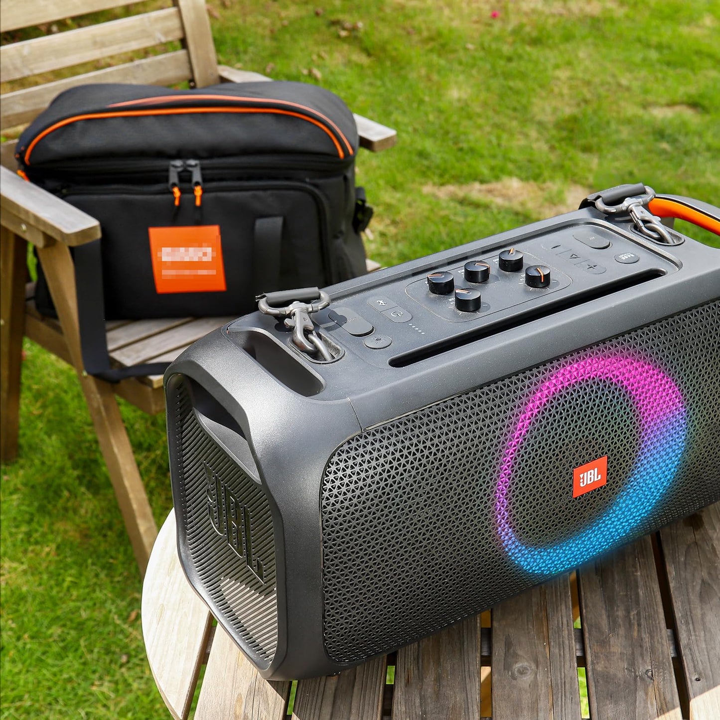 Taschen für JBL Partybox Bluetooth Lautsprecher Tragetasche Case Tragbar Tasche Reise Schutz Taschen für JBL Partybox Serie Bluetooth Party-Lautsprecher (for JBL partybox on The go)