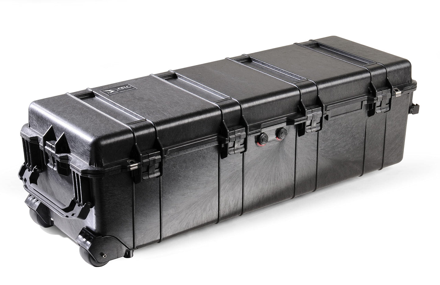 PELI 1740 Großer, Langer Koffer für Bohrgeräte und Stative, IP67 Wasser- und Staubdicht, 105L Capacity, Ohne Schaum, Farbe: Schwarz