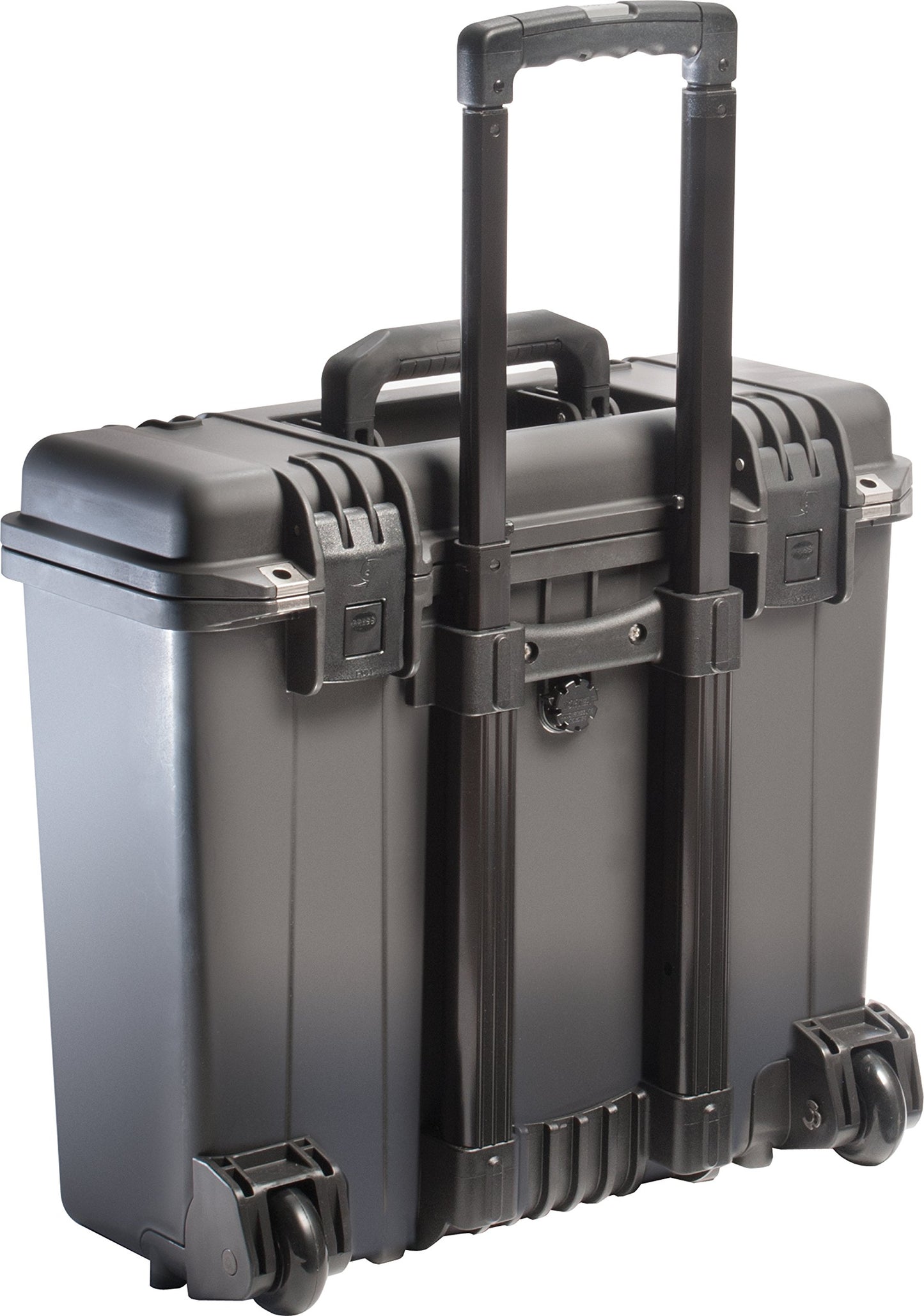 PELI Storm IM2435 Wasserdichter Top Loader Koffer mit Teleskopgriff, Wasser- und Staubdicht, 29L Volumen, Mit Schaumstoffeinlage (Anpassbar), Schwarz
