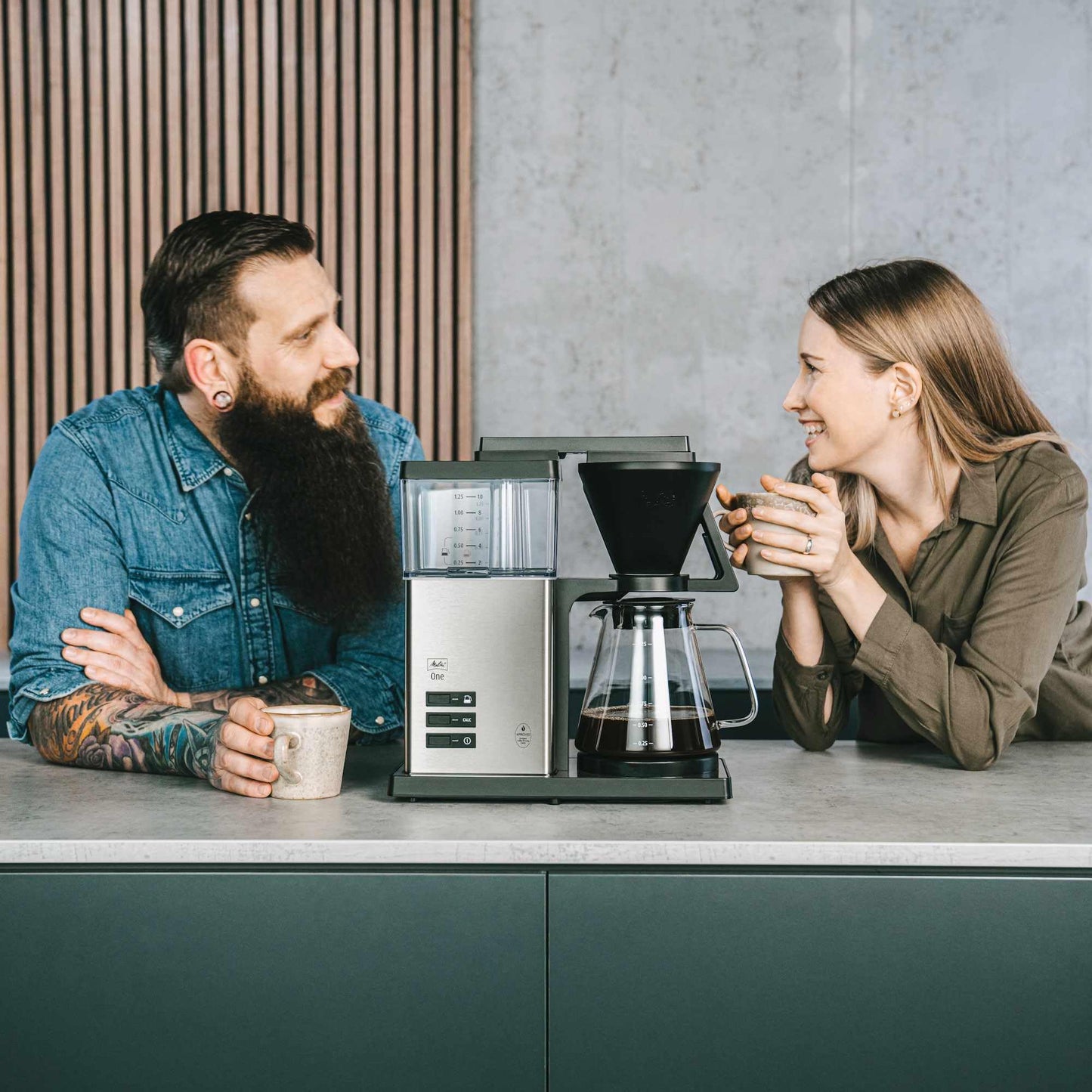 Melitta One Filterkaffeemaschine, Edelstahl