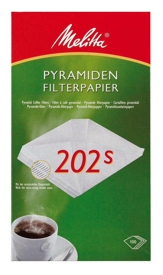 Melitta Professional Pyramidenfilterpapier Pa SF 202 S