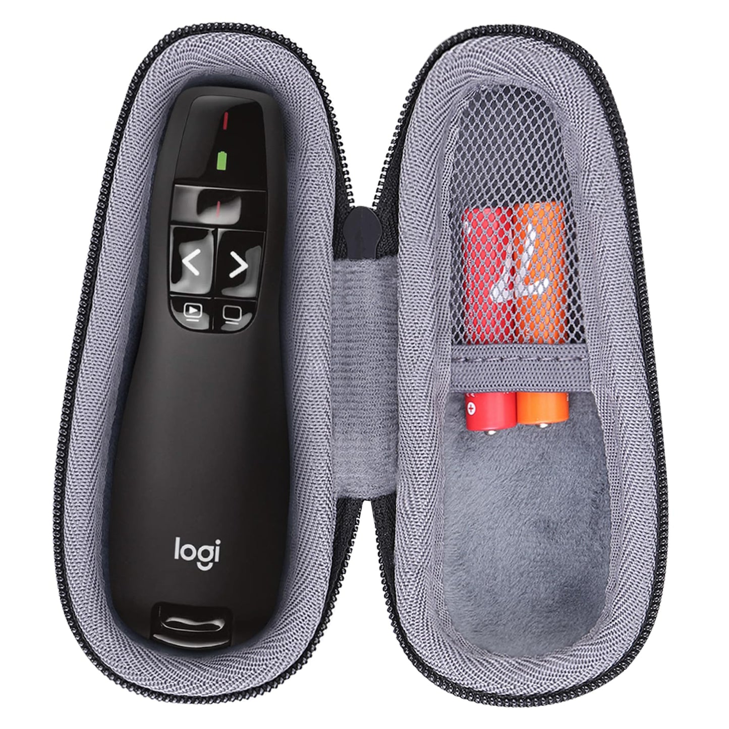 co2CREA Hart reiseschutzhülle Etui Tasche für Logitech R400 Wireless Presenter, Nur Tasche