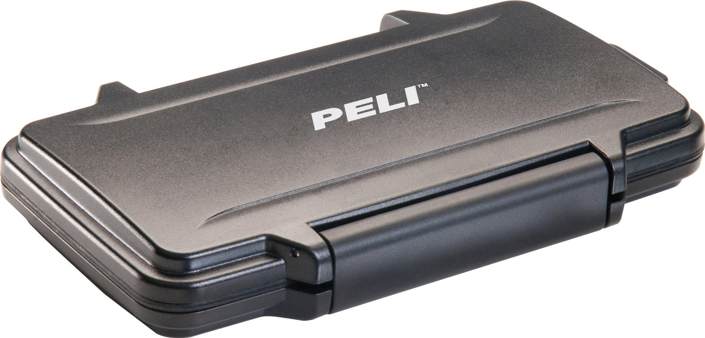 PELI 0915 Speicherkarten Case, IPX4 Wasserfest, 0,1L Volumen, , Schwarz, Black, kleiner sd-karten koffe, 0910-015-110E
