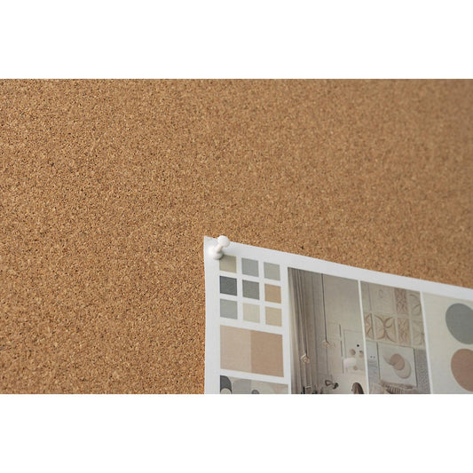 eurokraft | basic | Pinnwand | eloxierter Alu-Rahmen | Naturkork | BxH 150x100 cm