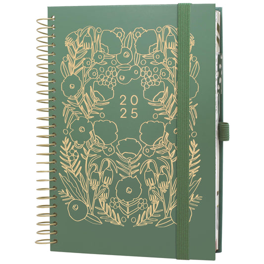 Boxclever Press Lebensplaner Kalender 2025 Buchkalender. Terminplaner 2025 A5 mit Einkaufslisten & Stickern. Kalender 2025 Familienplaner ab sofort nutzbar bis Dez’25. Planer 2025 für alle Ihre Pläne.