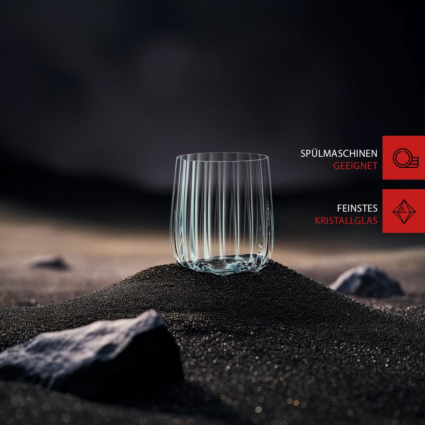 Spiegelau 4-teiliges Gläser Set, 340 ml, LifeStyle, 4450175, Trinkgläser aus Kristallglas, Tumbler spülmaschinenfest