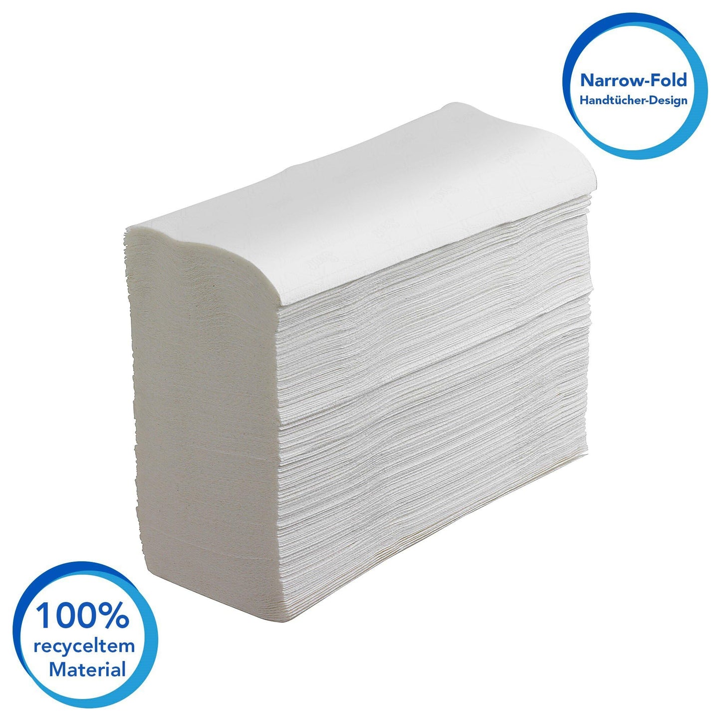 Scott Essential Papierhandtücher 6636 – Handtuchpapier mit Narrowfold, weiße Papierhandtücher, 12 Clips x 220 (insges. 2.640)